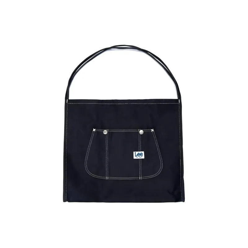 Lee Cotton With Polyester Shoulder Bags Handbags Regular Unisex Black-4