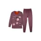 8727 Russet Red (Crew Neck Clothing Sets)