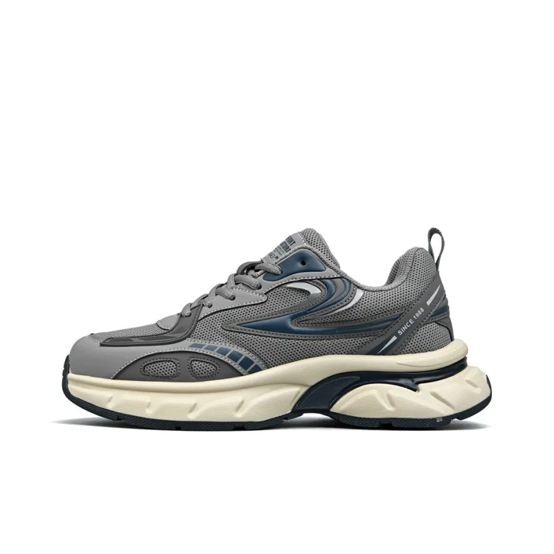 AOKANG Anti Slip Wear Resistant Low Top Chunky Sneakers Men's Shopping Bag-0