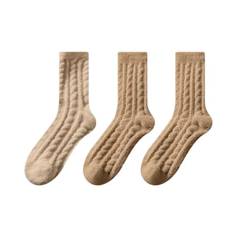 XXLLG Knee High Socks Women's 3 Pack-8