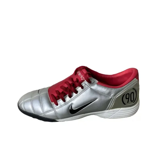 Nike Total 90 IIl Anti Slip Wear Resistant Soccer Shoes Men's Silver