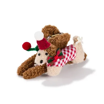 LOOK NICE Lambswool Hair Clips Women's
