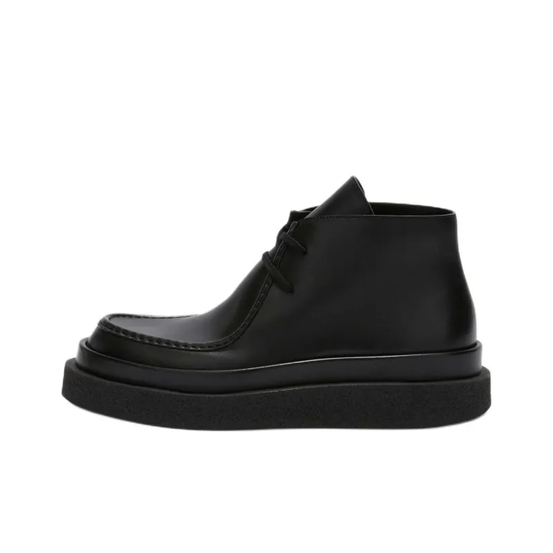 JIL SANDER Para Ankle Boots Men's Black-0