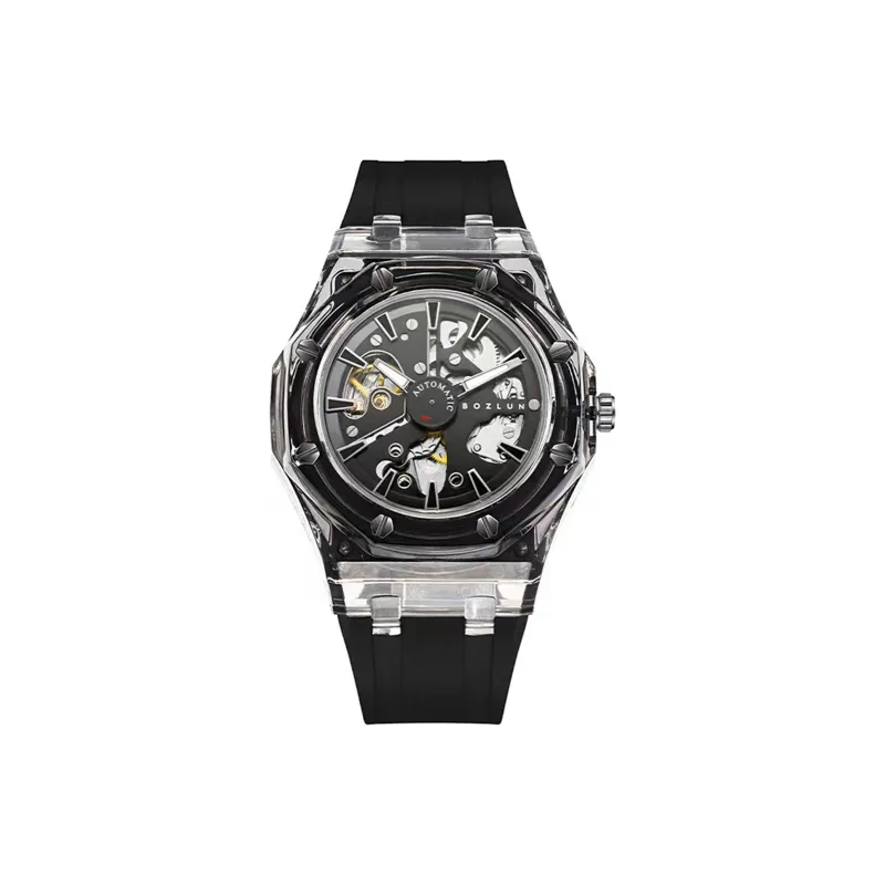 BOZLUN Long Voyage Collection Automatic Mechanical Movement Unisex White Dial-17