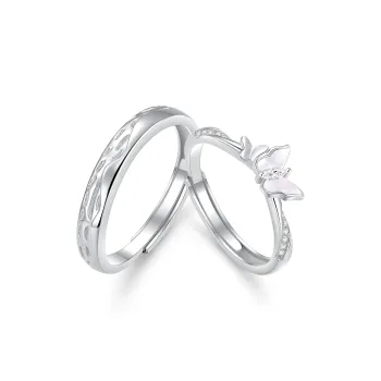Jodie&Kevin 925 Sterling Silver Rings Unisex
