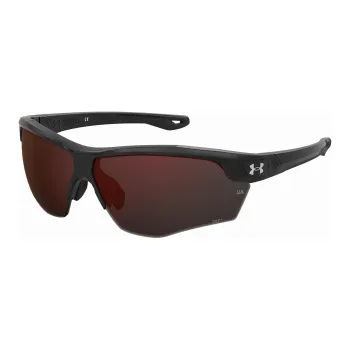 Under Armour Plastic Irregular Shape Sunglasses Unisex Black