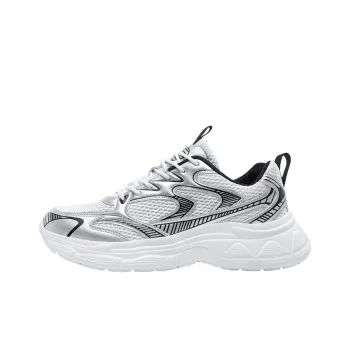 SOURCE Anti Slip Wear Resistant Moisture Wicking Lightweight Low Top Chunky Sneakers Men's