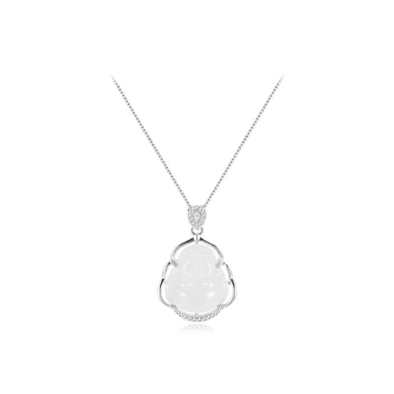 Bermuda Eyes Chalcedony Necklaces Women's-1