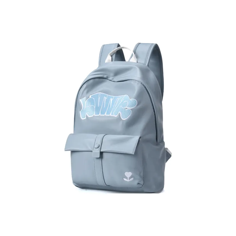 LOVVVVE PU Cortex Student Backpack Unisex Black Red White/Blue/Pink-18