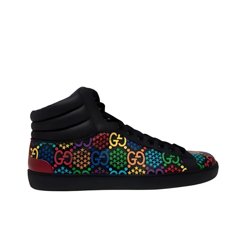 GUCCI Ace Gg Supreme High 'Psychedelic Black'-1
