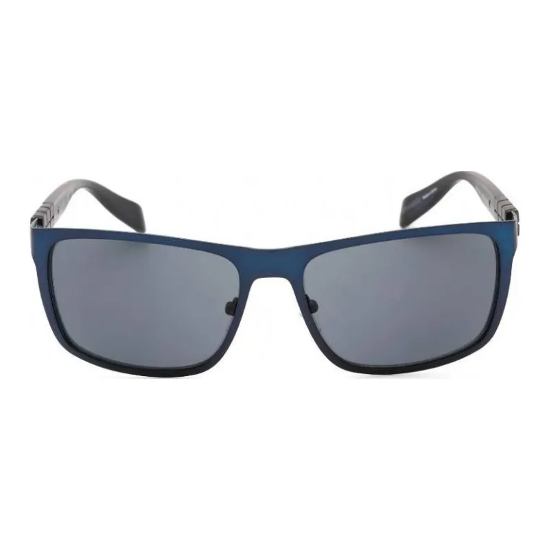 GUESS Metal Square Sunglasses Men's Blue-1