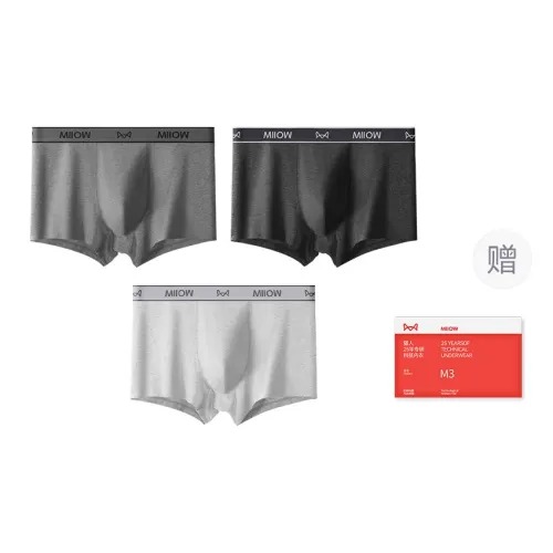 MIIOW Trend Party Series Underpants Men's Shopping Bag 3 Pack