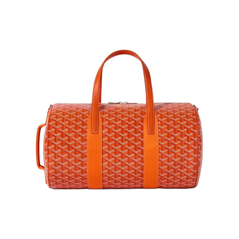 GOYARD Canvas With Calfskin Sports Bag Travel Bag Unisex Orange-0
