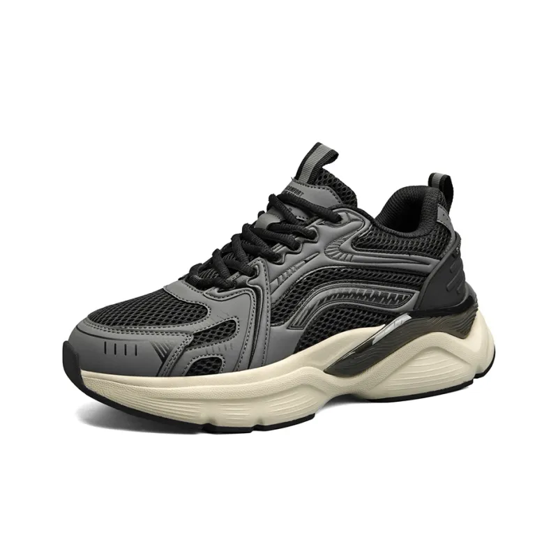 AOKANG Cushioned Wear-Resistant Slip-Resistant Low-Top Chunky Sneakers Men's Shopping Bag-1