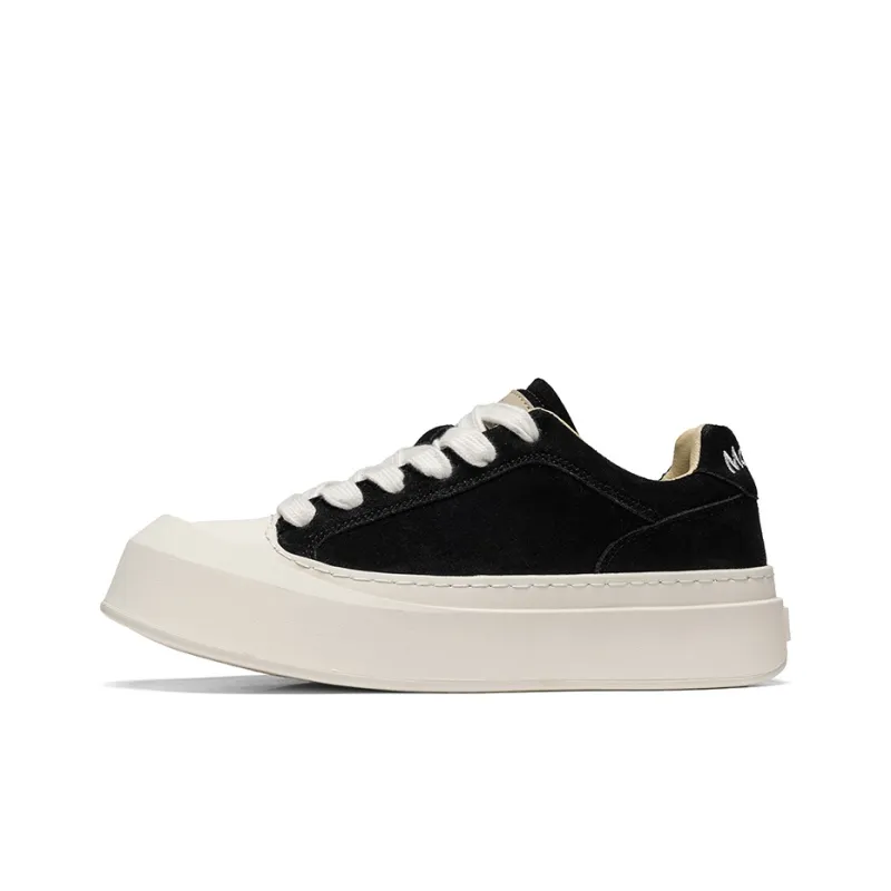 MADALLO Collection Of Serenity Skateboard Shoes Men Low Top Black-1