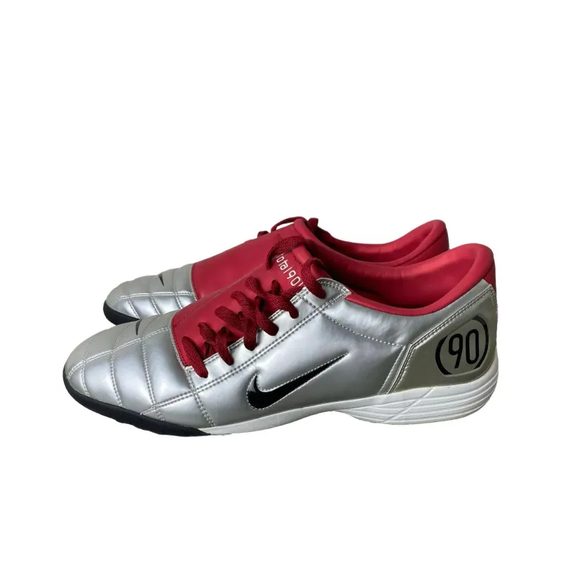 Nike Total 90 IIl Anti Slip Wear Resistant Soccer Shoes Men's Silver-1