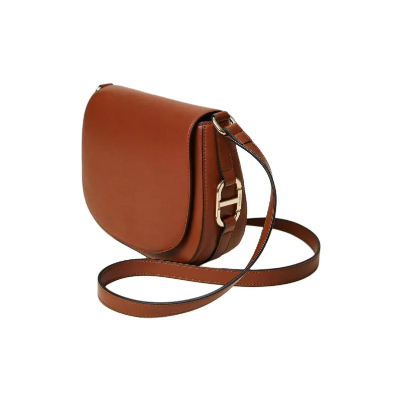 TWINSET MILANO PU Shoulder Bag Women's Brown-1