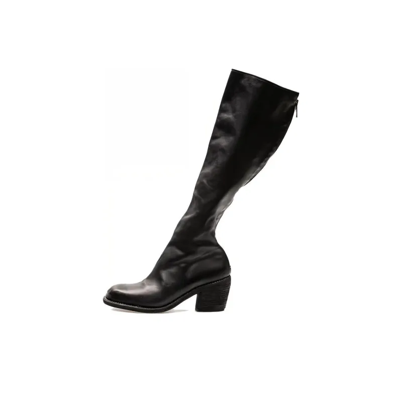 GUIDI Over-the-knee Leather Boots-0