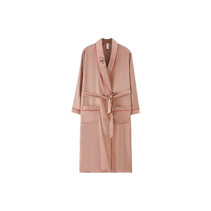Maultiay Bath Robes Women's Khaki-0