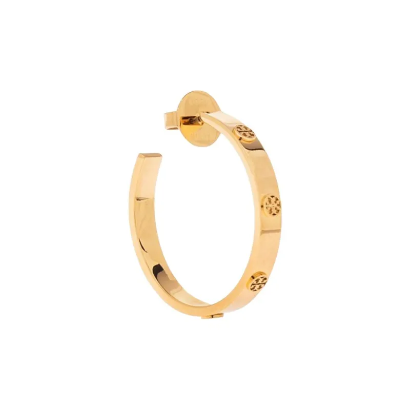 TORY BURCH Stainless Steel Earrings Women's Gold-2