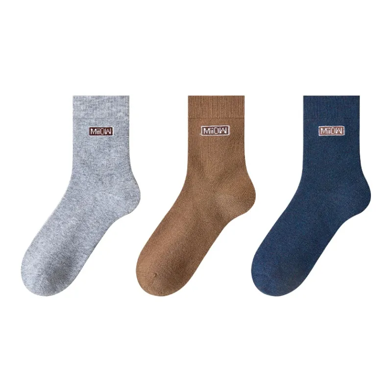 MIIOW Mid Calf Socks Unisex 3 Pack-25