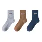 [Men's]Light Gray+Brown+Royal Blue