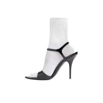 Balenciaga Avenue Sock Heeled Sandals Women's