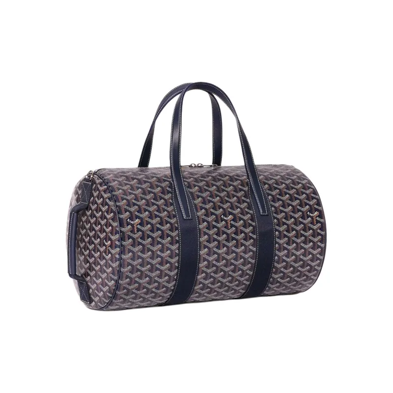 GOYARD Canvas With Calfskin Sports Bag Travel Bag Unisex Marine Blue-1