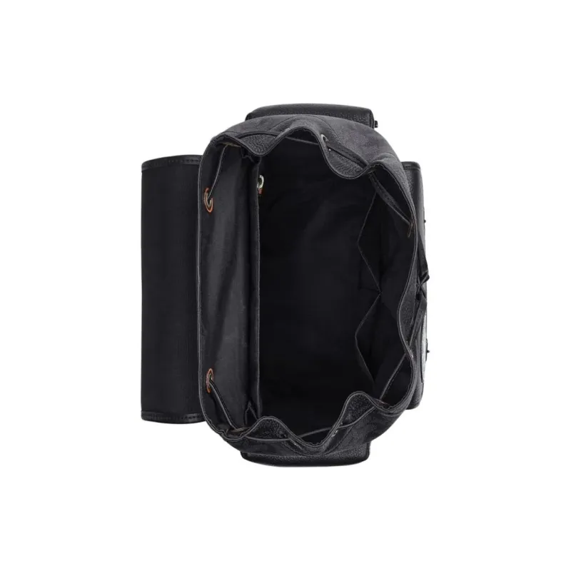 COACH Sprint Cow Leather Patchwork With Artificial Leather Backpack Large Size Men's Charcoal Black-2
