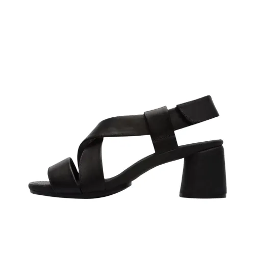 CAMPER Upright Strap Sandals 7.5cm Women's Black