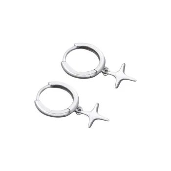 Silver Arashi 999 Fine Silver Earrings Unisex