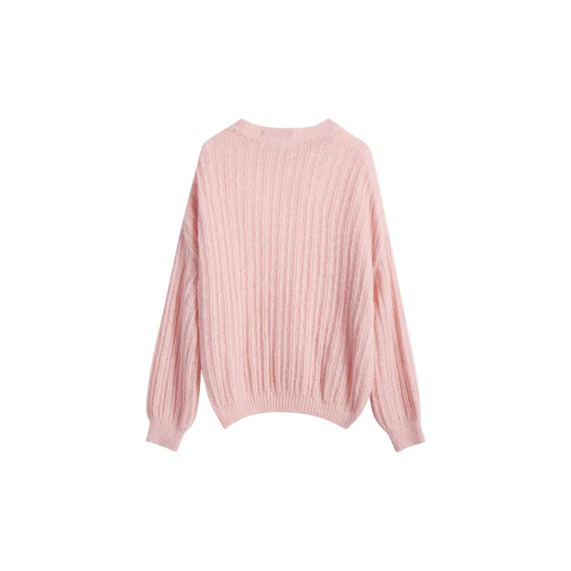 Olrain Sweaters Women's Pink-1