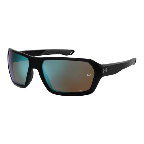 Under Armour Plastic Rectangular Sunglasses Unisex Black