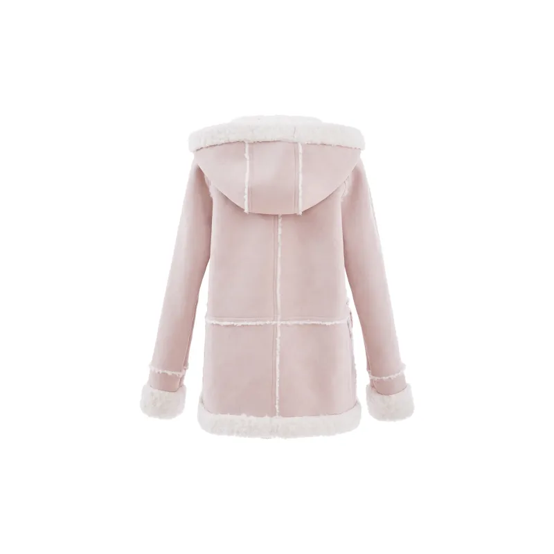 Blovelan Coats Women's Ballet Pink-1