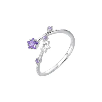 CLARKIA FLOWER S925 Silver Rings Women's