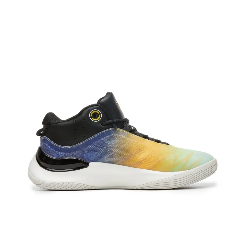 VOIT Basketball Shoes Unisex Low Top Fruit Green/Black-1
