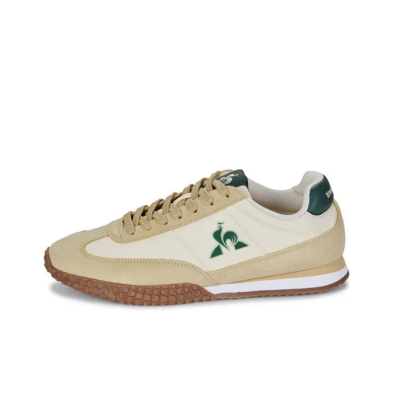 Le Coq Sportif Anti Slip Wear Resistant Low Top Casual Running Shoes Unisex Beige-0