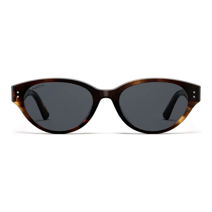 PARZIN Plate Frame Cat Eye Sunglasses Unisex-17