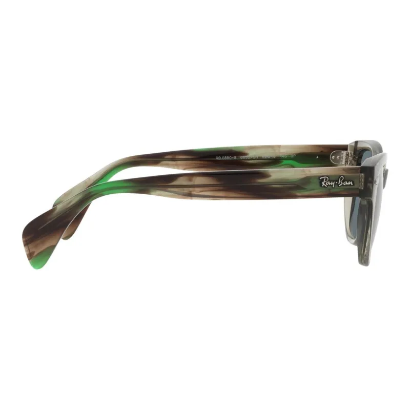 RayBan Plastic Irregular Shape Sunglasses Unisex Green-3