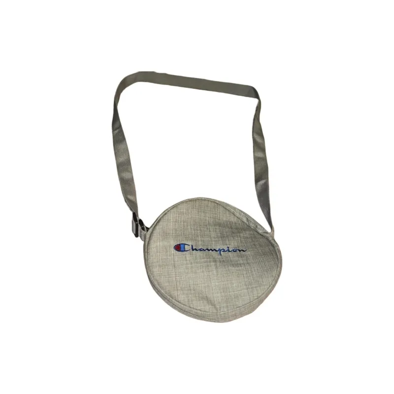 Champion Fabric Crossbody Bag Unisex Light Gray-4