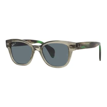 RayBan Plastic Irregular Shape Sunglasses Unisex Green