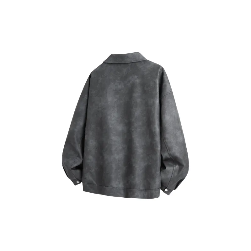 Supremo Cat Leather Jacket Unisex-1