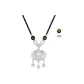 [Dog]Lucky Peaceful Lock-Black Bead