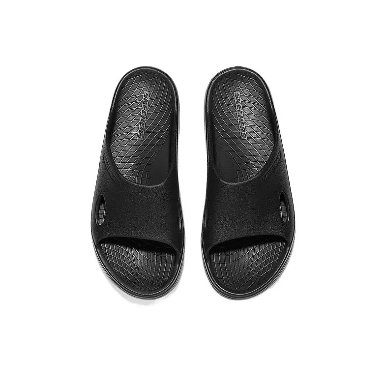 Skechers Foamies Slip Resistant Odor Resistant Slide Slippers Men's Black-3