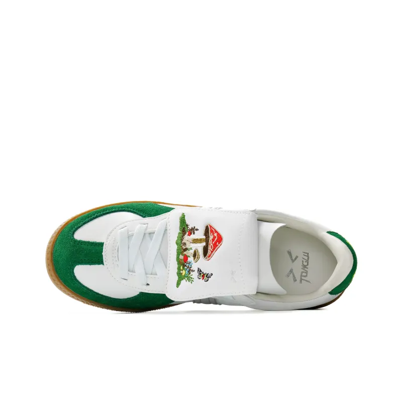 Same Way 77 Shoes Wear resistant Lightweight Breathable And Non slip. Low Top German Army Trainers Unisex Green-2