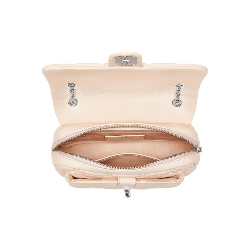 JUST STAR Synthetic Leather Portable Underarm Crossbody Bag, Shoulder Bag Regular Women's White/Black-17