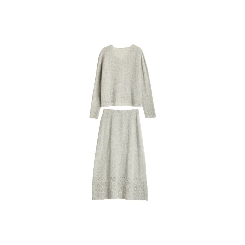 Olrain Casual Suit Women's Heather Gray-1