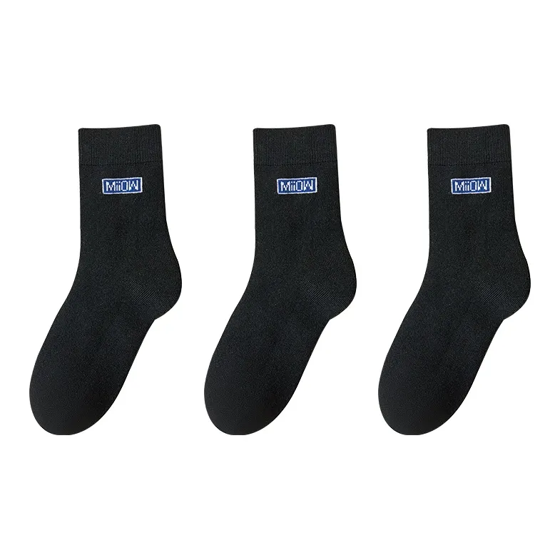 MIIOW Mid Calf Socks Unisex 3 Pack-65