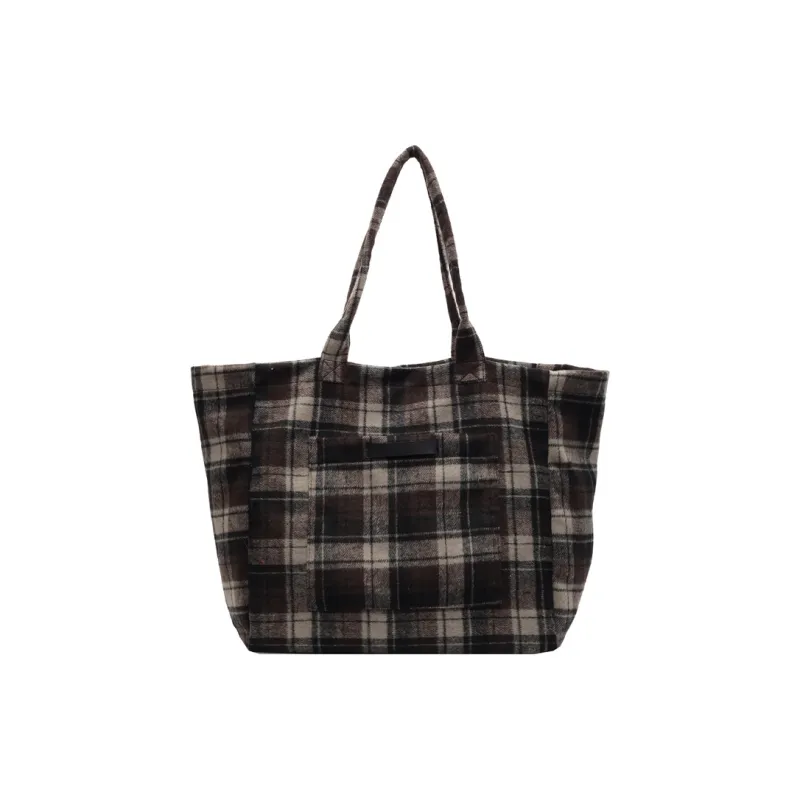 Yalu Fabric One Shoulder Handbag Regular Women's Gray/Burgundy/Coffee-0