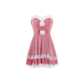 LUNNIFEIYA Nightgown Women's Pink